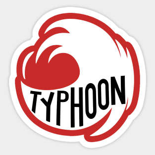 TYPHOON / Pro Wrestler Fred Ottman Sticker